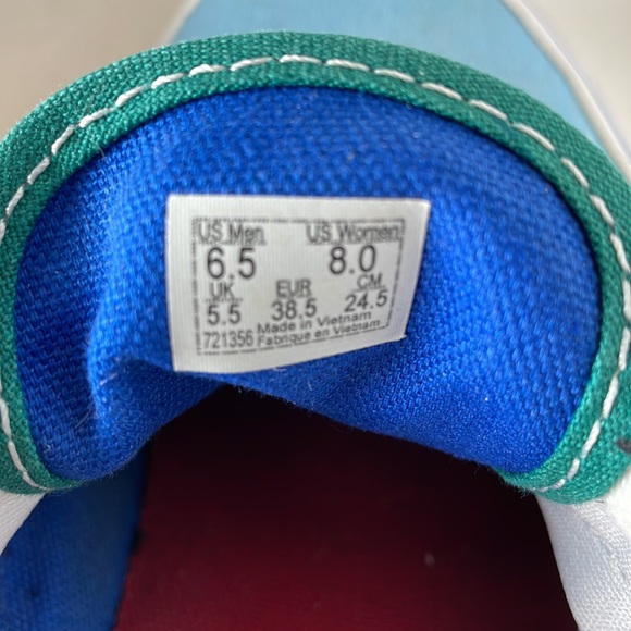 VANS•MULTI-COLOR BLOCK• WOMENS 8 / MENS 6.5 - Picture 8 of 8